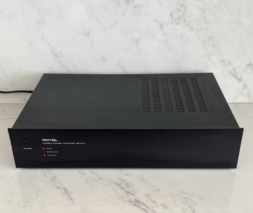 Rotel 870 power amplifier - rotel, rb-870